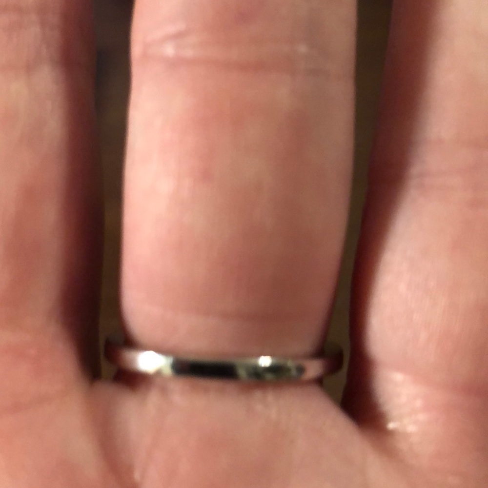 Blue opal ring size 8 - Picture 3 of 4